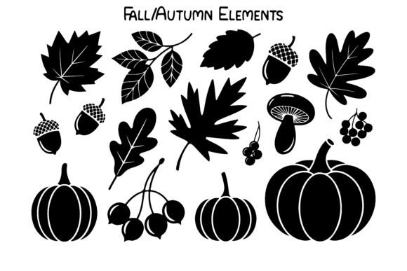 Bringing the Season to Life with Autumn Elements Silhouette 14