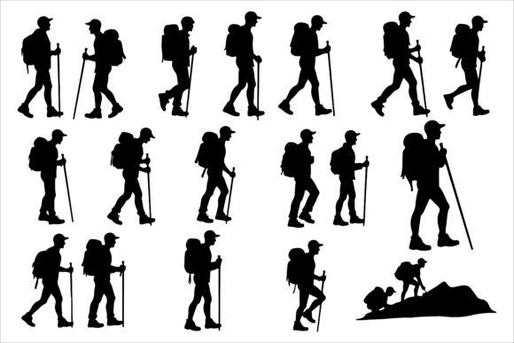 Essential Hiking and Outdoor Elements Vector Pack for Creators