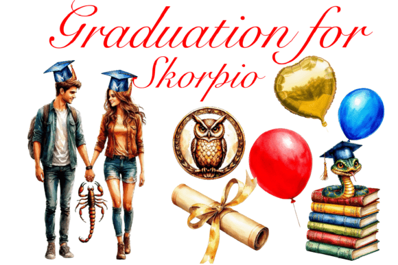 Graduation for Scorpions Clipart: A Versatile Design Resource