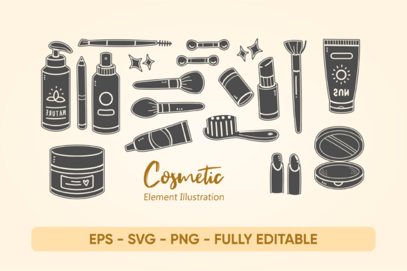 Minimalist Cosmetic Vector Elements: A Practical Evaluation