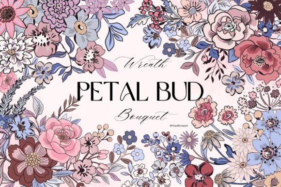 Petal Bud Wreath Bouquet Template Tag: A Guide to Romantic Floral Design